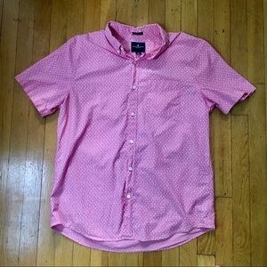 American Eagle mini cactus print button-down